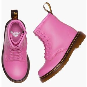 Dr. Martens Bubblegum Pink Lace Up Boots